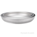 Batterie de cuisine extérieure Titanium Pot Titanium Plate